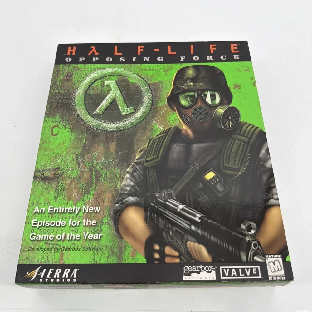 Half-Life: Opposing Force (PC, 1999) Big Box Video Game CIB Complete